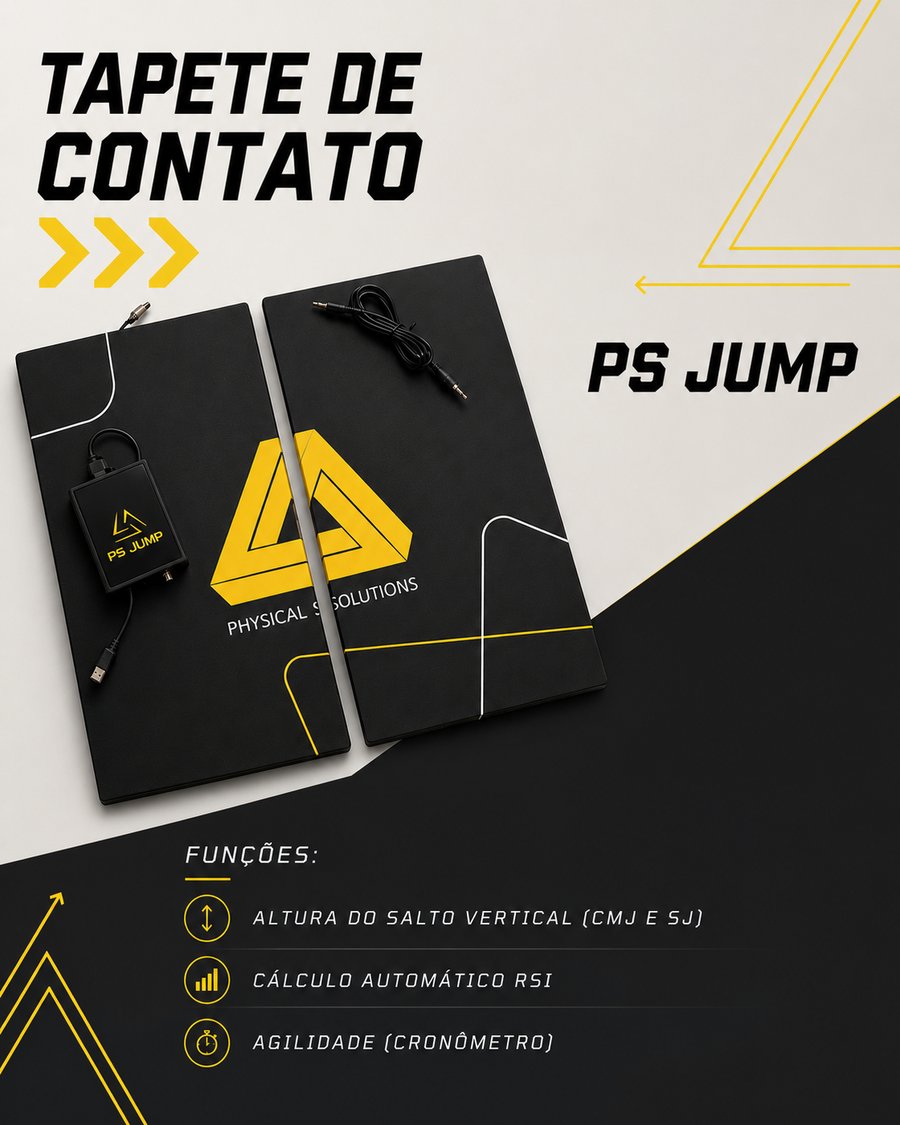 PS Jump — SALTO E POTÊNCIA — equipamento de análise biomecânica Physical Solutions