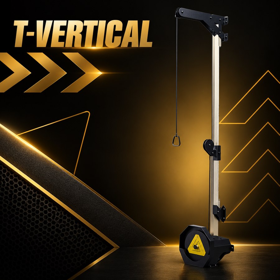 T-Vertical — Torre isoinercial para tração e puxada — equipamento Physical Solutions